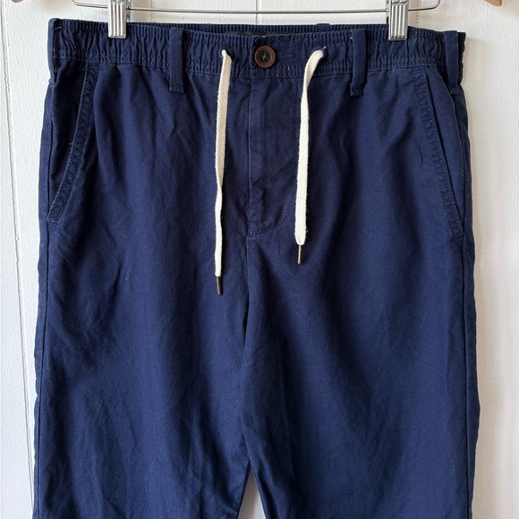 Hollister Men's Linen Blend Blue Chinos | Size Small - Picture 3 of 7